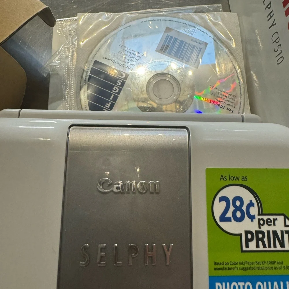 Canon Selphy CP510 photo printer NEW